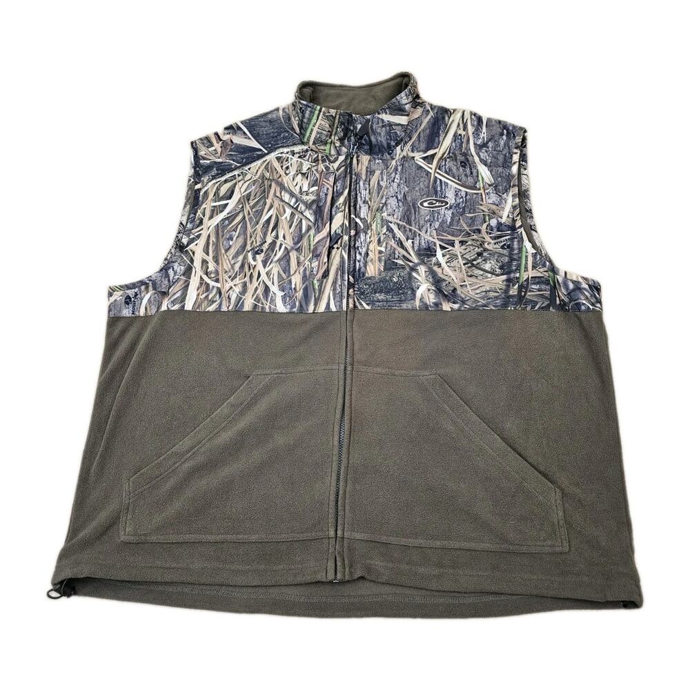 Drake Waterfowl System Vest Mossy Oak Camo Full Zip 3XL